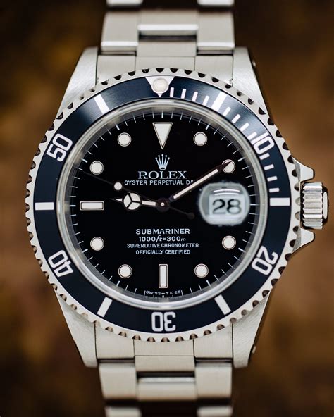 Rolex submariner 16610 stainless steel